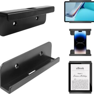 RUKUHOT Universal Wall Mount for Tablet, Phone, eReader and Remote Control, Holder Stick on Wall, compatible with iPad, iPhone, Samsung, Surface, Huawei, Xiaomi, Lenovo. Adhesive or Screw Installation