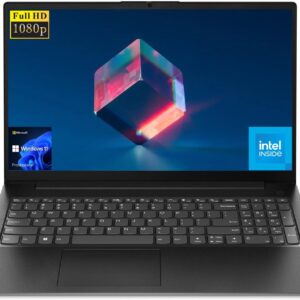 Lenovo V15 Lightweight Laptop, 15.6” 1080p Anti-Glare Display, Business and Everyday Use, 16GB RAM, 1TB SSD, Intel Processor, Windows 11 Pro, HDMI, Wi-Fi, Webcam with Privacy Shutter, Black