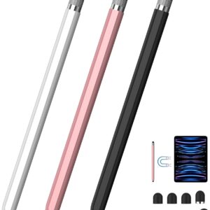 Stylus Pens for Touch Screens, 2-in-1 Magnetic Stylus Pen High Precision & Sensitivity Capacitive Stylus for iPad iPhone Samsung Galaxy Kindle Tablets All Universal Touchscreen Devices-(3Pack)