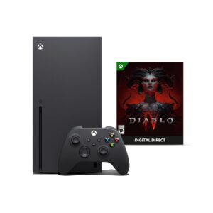 Microsoft Xbox Series X Diablo IV Bundle - Includes Xbox Wireless Controller - Up to 120 frames per second - 16GB RAM 1TB SSD - Experience True 4K Gaming - Comes with Digital Copy for Diablo IV