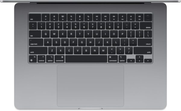2024 MacBook Air 15-inch Laptop with M3 chip: Built for Apple Intelligence, 15.3-inch Liquid Retina Display, 8GB Unified Memory, 256GB SSD Storage, Backlit Keyboard, Touch ID; Space Gray - Image 2
