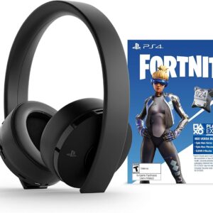 PlayStation Gold Wireless Headset Fortnite - PlayStation 4 (Renewed)