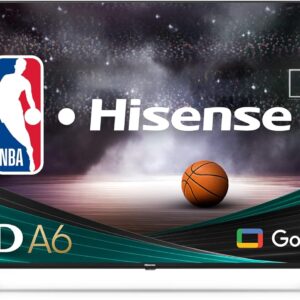 Hisense 55-Inch Class A6 Series 4K UHD Smart Google TV with Alexa Compatibility, Dolby Vision HDR, DTS Virtual X, Sports & Game Modes, Voice Remote, Chromecast Built-in (55A6H) , Black