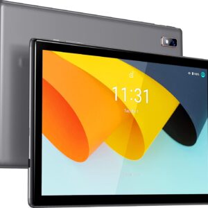 BYYBUO SmartPad A10_L Tablet 10.1 inch Android 13 Tablets, 4GB RAM 64GB ROM Quad-Core Processor 5000mAh Battery, 1280x800 IPS HD Touchscreen 5MP+8MP Camera, Bluetooth,WiFi (Grey)