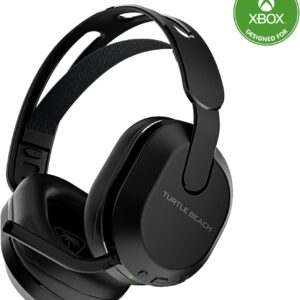 Turtle Beach Stealth 500 Wireless Gaming Headset Licensed for Xbox Series X|S, Xbox One & Works via Bluetooth with PC, Switch & Mobile – 40-Hr Battery, Memory Foam Cushions, Flip-to-Mute Mic – Black