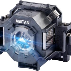 ABITAN ELPLP42/ V13H010L42 for Epson Projector Bulb PowerLite Home Cinema 83+ 83 822p 400W EPM-83 410W 400WE 280 822H 83H 83C EX90 EMP-83HE H330A H371A H330C H330B Replacement Lamp.
