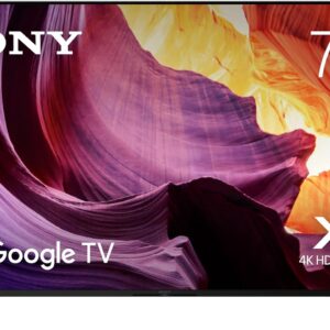 Sony 75 Inch 4K Ultra HD TV X80K Series: LED Smart Google TV with Dolby Vision HDR KD75X80K- Latest Model, Black