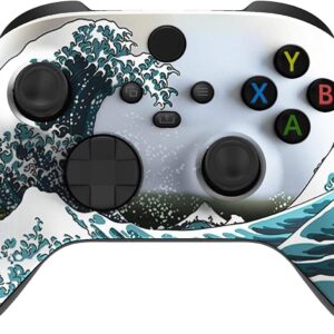 Custom Controllerzz Wireless Controller for Microsoft Xbox Series X/S & Xbox One - Custom Soft Touch Feel - Custom Xbox Series X/S Controller (X/S Waves)