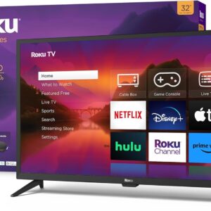 Roku 32" Select Series 720p HD Smart RokuTV with Voice Remote, Bright Picture, Customizable Home Screen, and Free TV