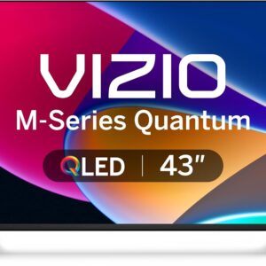 VIZIO 43-inch MQ6 Series 4K QLED HDR Smart TV w/Dolby Vision, WiFi 6E, Bluetooth Headphone Capable, AMD FreeSync & Alexa Compatibility, M43Q6M-K04, 2023 Model