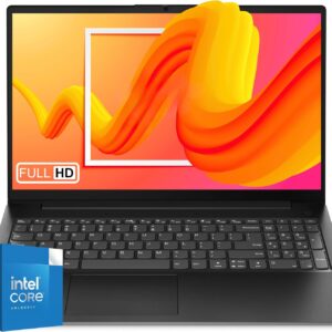 Lenovo Newest V15 Series Laptop, 16GB RAM, 256GB SSD Storage, 15.6″ FHD Display with Low-Blue Light, Intel 4-Cores Upto 3.3Ghz Processor, HDMI, Ethernet Port, WiFi & Bluetooth, Windows 11 Home