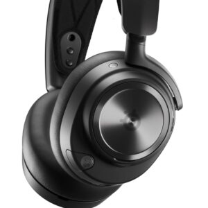 SteelSeries Arctis Nova Pro Wireless Xbox Multi-System Gaming Headset - Premium Hi-Fi Drivers - Active Noise Cancellation Infinity Power System - Stealth Mic - Xbox, PC, PS5, PS4, Switch, Mobile