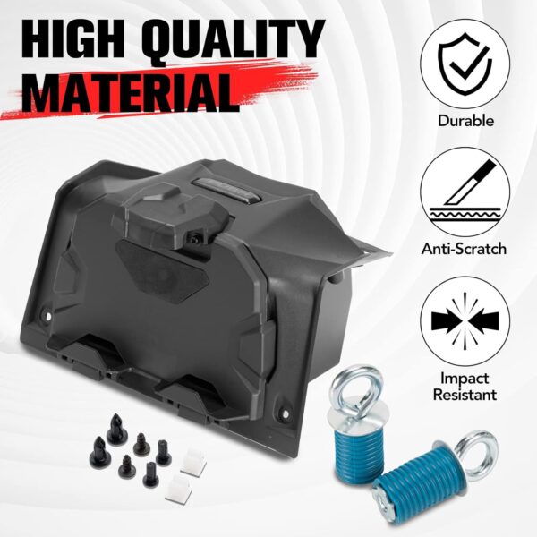 A & UTV PRO Electronic Device Tablet Holder & RZR Tie Down Anchors for 2019 2020 2021 2022 2023 Polaris RZR XP 1000 /XP4 1000/ XP Turbo / XP4 Turbo/Turbo, Phone Ipad GPS Storage Mounts Accessories - Image 6