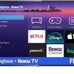 Westinghouse Roku TV - 42 Inch Smart TV, 1080P LED Full HD TV with Wi-Fi Connectivity and Mobile App, Flat Screen TV Compatible with Apple Home Kit, Alexa and Google Assistant