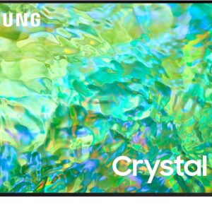 SAMSUNG 85-Inch Class Crystal UHD 4K CU8000 Series PurColor, Object Tracking Sound Lite, Q-Symphony, Motion Xcelerator, Ultra Slim, Solar Remote, Smart TV with Alexa Built-in (UN85CU8000, 2023 Model)