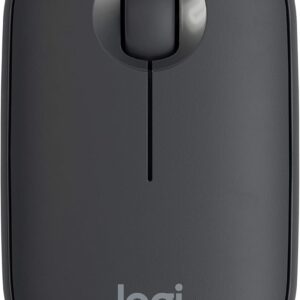 Logitech Pebble Wireless Mouse with Bluetooth or 2.4 GHz Receiver, Silent, Slim Computer Mouse with Quiet Clicks, for Laptop/Notebook/iPad/PC/Mac/Chromebook - Graphite
