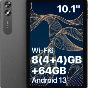 UMIDIGI G2 Tab Tablet Android 13 Tablet 8(4+4) GB RAM+64GB up to 1TB 10.1 inch Tablet with Quad-Core Processor 8MP+8MP Dual Camera WiFi 6 Bluetooth 5.0 6000mAh Split Screen Android Tablet Gray