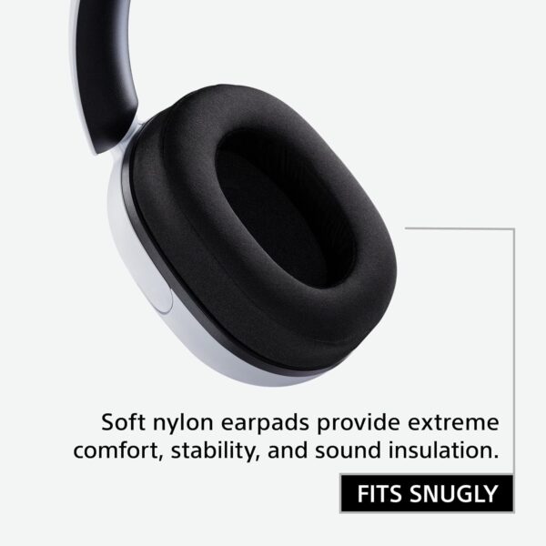 Sony INZONE H3, Gaming Headphones With Mic Wired Connection For Uninterrupted Gaming, Ergonomically Designed Controls, Soft Headband And Smooth Nylon Ear Pads, PS5 Headphones, MDR-G300 (White) - Image 5