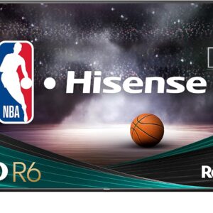 Hisense 50-Inch Class R6 Series 4K UHD Smart Roku TV with Alexa Compatibility, Dolby Vision HDR, DTS Studio Sound, Game Mode (50R6G),Black
