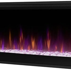 Dimplex 60 Inch Slim Built-in Linear Electric Fireplace | Shallow 4-Inch Depth with Multi-Fire Color Technology, Remote and Acrylic Crystal Ember Bed Included - Sits Flush in Most Home Frames