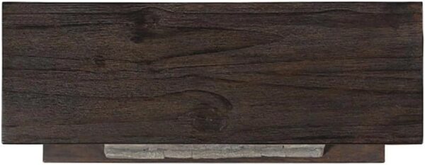 duraflame® Wall Mantel Electric Fireplace with Remote Control, Smoky Gray Stone - Image 7