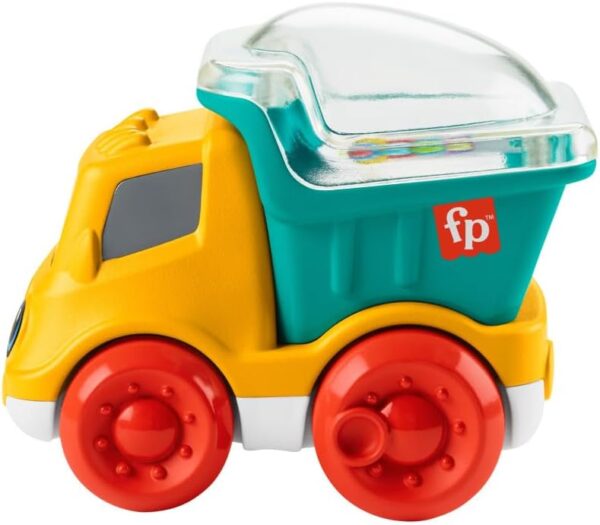 Fisher-Price Baby Toy Poppity Pop Dump Truck Push-Along Vehicle with Fine Motor Activities For Infants Ages 6+ Months - Image 6