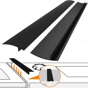 FLSEPAMB Stove Gap Covers Stove Gap Filler 2 Pack Stove Counter Gap Cover with Heat Resistant Wide & Long Gap Filler Used for Protect Gap Filler Sealing Spills in Kitchen Counter, Stovetops