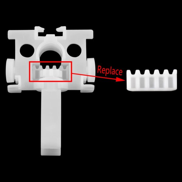 10PCS Vertical Curtain Repair Gear, Gear Comb for Vertical Blind, Repairing Vertical Blinds Replacement Rods - Image 2