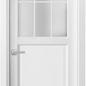 100% Blackout French Door Curtains, Wrinkle Free ， Room Darkening, Blocks Light and Heat Through Glass Door Window. Drill-Free， Easy Installed Door Window Curtains. (Dark Grey, 24W x38L)