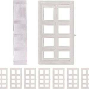 Amazing Drapery Hardware Bracket Spacer Blocks 8ct – Durable Extension Clear Plastic Brackets for Blinds and Shades, Ideal for Home and Office Window Treatments