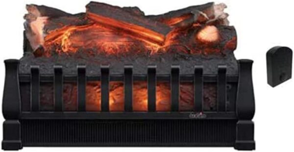 Duraflame 20" Electric Fireplace Log Set Insert and Fire Crackler Combo with Infrared Quartz Set Heater and Realistic Ember Bed and Logs - DFI021ARU-CSFC - Image 4