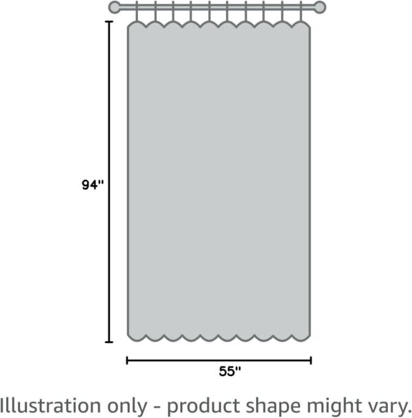 LazBlinds Portable Blackout Curtain, Travel Blackout Curtains, Adjustable and Removable Window Cover - Temporary Shades Blinds for Baby Nursery or Bedroom - White - Image 7