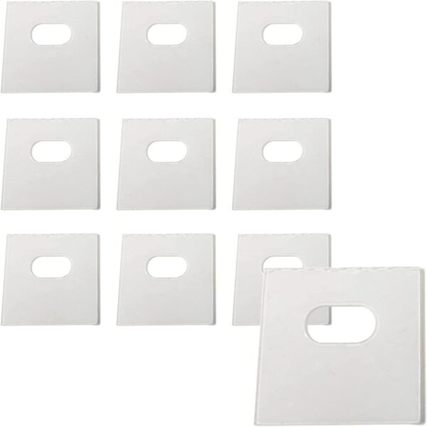 20 Pcs Transparent Vertical Curtain Repair Mini Clear Blinds Repair Sticker Tape With Pre-cut Holes Vertical Curtain Repair - Image 7