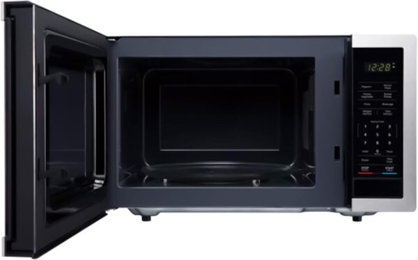 Magic Chef 900 Watts 0.9 Cubic Feet Small Countertop Microwave Oven for Compact Spaces with 6 Pre Programmed Cooking Modes, Stainless Steel - Image 7