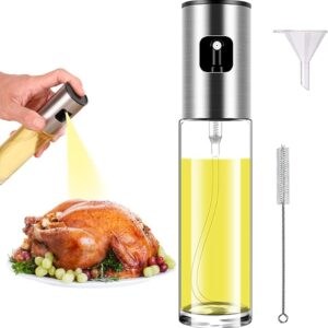 Oil Sprayer for Cooking Olive Oil Sprayer Mister for Air Fryer Vegetable Vinegar Oil Portable Mini Kitchen Gadgets for Baking,Salad,Grilling,BBQ,Roasting (1)