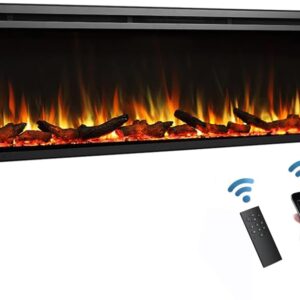 LegendFlame Austin in Wall Recessed & Wall Mounted Electric Fireplace (72")
