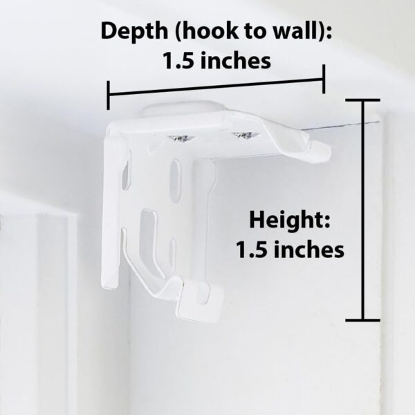 Vinyl Mini Blinds 1-Inch Cordless Room Darkening Blind for Windows - Starting at $9.97 - (Over 1,400 Custom Sizes) Vinyl Blinds, Mini Blinds, Window Blinds Cordless, White - 21.25" W x 36" H - Image 4