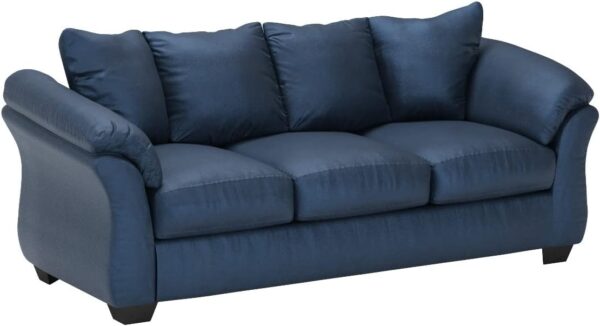 Signature Design by Ashley Darcy Casual Plush Sofa, Dark Blue