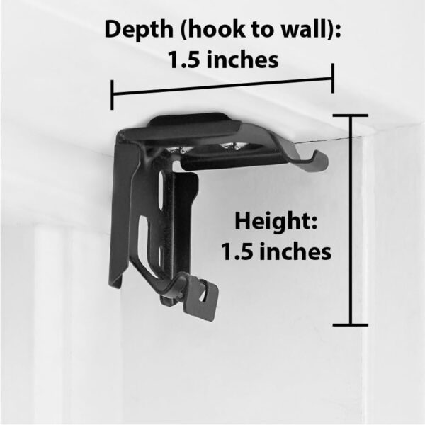 Vinyl Mini Blinds 1-Inch Cordless Room Darkening Blind for Windows - Starting at $9.97 - (Over 1,400 Custom Sizes) Vinyl Blinds, Mini Blinds, Window Blinds Cordless, Black - 22.5" W x 36" H - Image 3