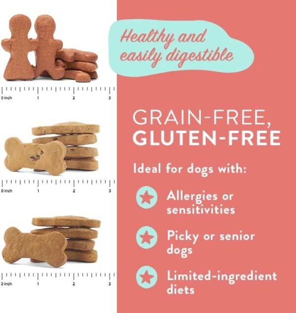 Portland Pet Food Company Healthy Dog Treats Variety 3-Pack - Grain-Free, Human-Grade, Gingerbread, Pumpkin and Bacon Dog Treats Multipack - Natural Dog Training Treats & Biscuits Made in the USA Only - Image 2