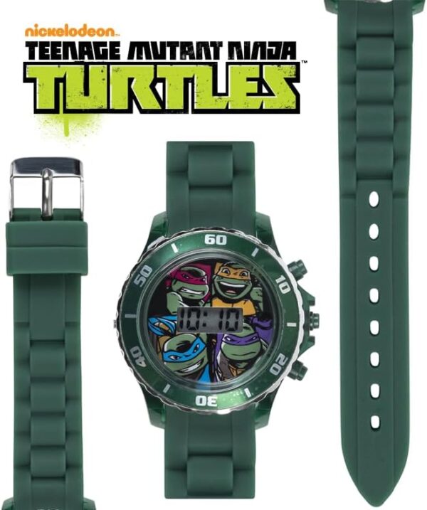 Accutime Ninja Turtles Kids' Digital Watch - Image 3