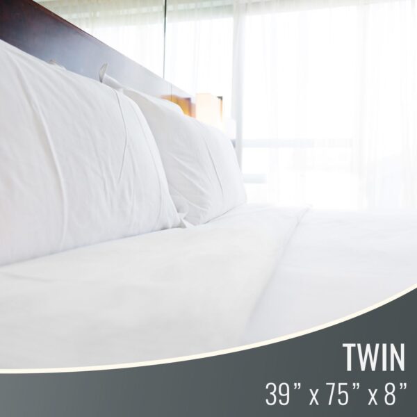 DMI Waterproof Mattress Protector and Mattress Cover, Encased Zippered Fit, Twin, Packaging may vary - Image 2