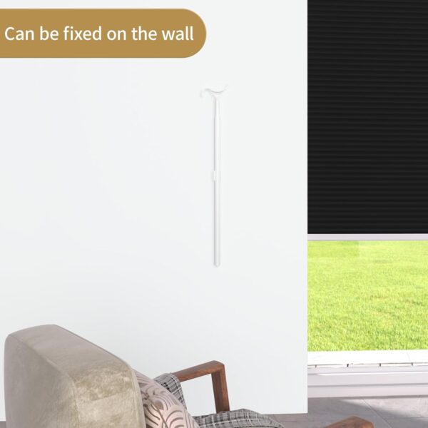 Myshade Telescopic Push Pull Adjustable Draw Rod for Cordless Window Shades Cellular Shades Roller Shades Zebra Blinds 16.5"-29.5" - Image 3