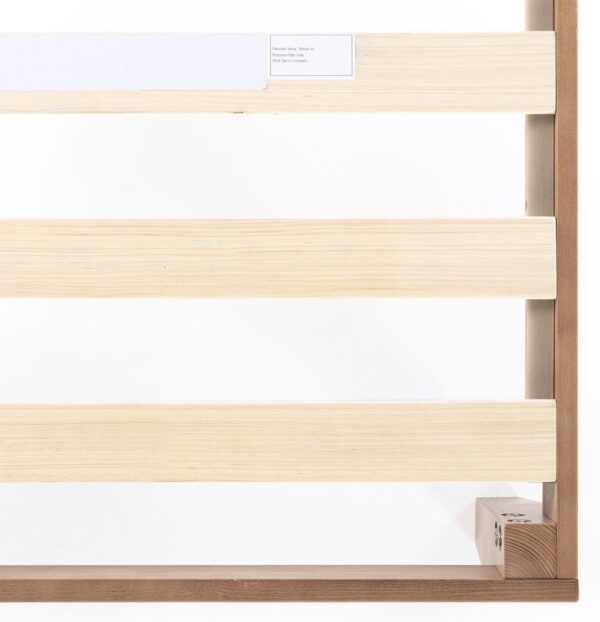 Mellow Naturalista Classic - 12 Inch Solid Wood Platform Bed with Wooden Slats, No Box Spring Needed, Easy Assembly, Queen, Pine - Image 6