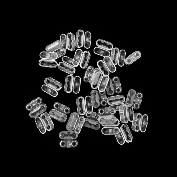 30 Pack Roller Shade Beaded Chain Connector Clear Roman Roller Blind Ball Chain Cord Connector Clips for Household Roller Shades and Vertical Blinds - Image 2