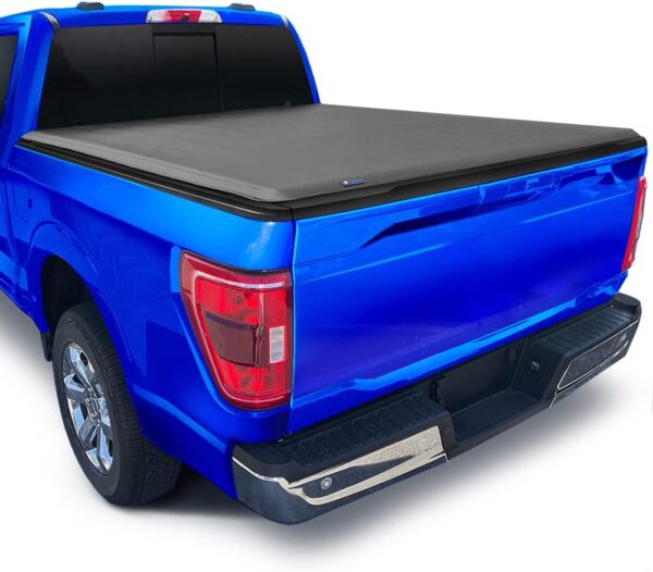 Tyger Auto T1 Soft Roll Up Truck Bed Tonneau Cover Compatible with 1999-2016 Ford F-250 F-350 Super Duty | Styleside 8' Bed (97") | TG-BC1F9028 , Black