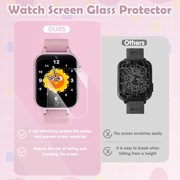 Kids Games Watch, with 26 Puzzle Games, Touch Screen, HD Camera, Alarm Clock, Toys for Ages 4-12 Years Old.Birthday Gift for Boys Girls (Pink) - Image 6