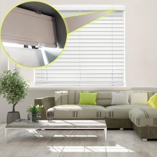 2.5 Inch Valance Clips, Clear Plastic Valance Clips for Blinds, Hidden Blinds Valance Clips for Horizontal Blind Valance (12 Pieces) - Image 6