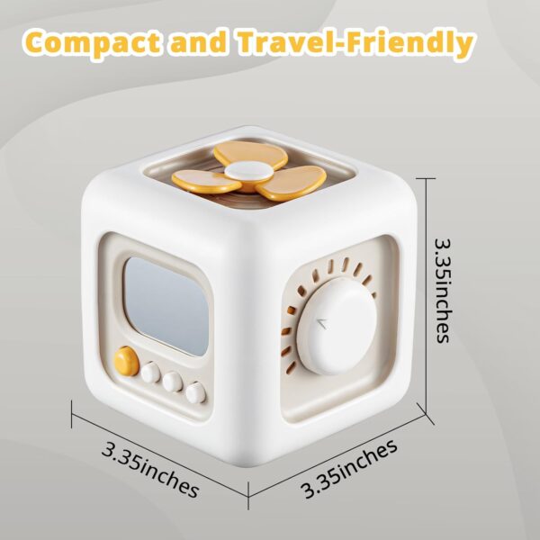 Busy Cube Toys for 1 Year Old Boy, Montessori Toys for 1+ Year Old, Travel Sensory Toys for Toddlers 1-3, Learning Fine Motor Skills| 1st Birthday Gifts Boy 12 Months + - Image 7