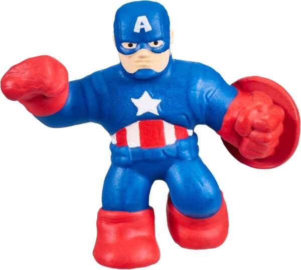 Heroes of Goo Jit Zu Marvel Mega Mini 6 Pack - Squishy, Stretchy, Gooey Mini Heroes - Ironman, Spider-Man, Captain America, Miles Morales, Hulk and Black Panther - Image 7